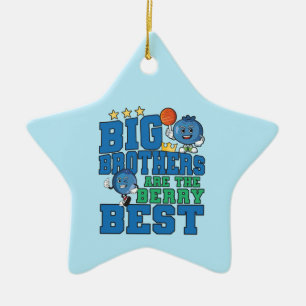 Big Brothers sind die Berry Best - Blueberry Pub Keramik Ornament