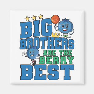 Big Brothers sind die Berry Best - Blueberry Pub Magnet