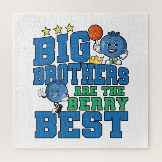 Big Brothers sind die Berry Best - Blueberry Pub Puzzle (Vertikal)