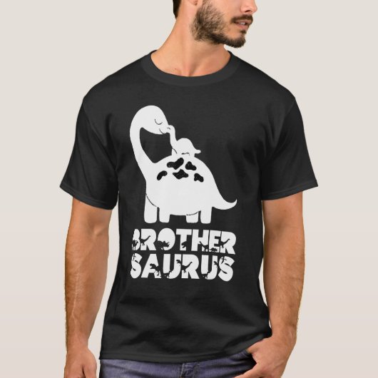 Big Brothersaurus Rex Little Brother Saurus Bro Di T-Shirt (Vorderseite)