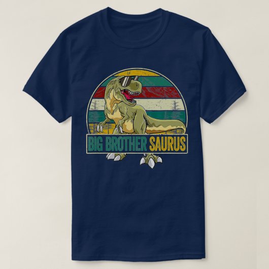 Big Brothersaurus T Rex Dinosaur Big Brother Sauru T-Shirt (Design vorne)