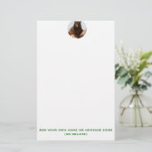 Big Brown Bear Briefpapier (Stehend Vorderseite)