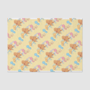 Big Brown Bear & Friends teilen vier Stühle Seidenpapier