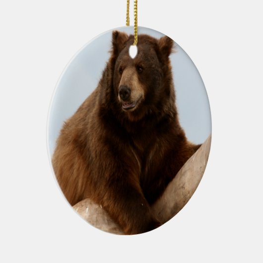 Big Brown Bear Keramikornament (Rechts)