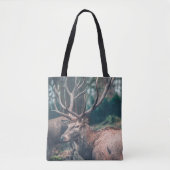 Big Brown Buck Deer mit großen Antlern Tasche (Vorderseite)