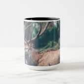 Big Brown Buck Deer mit großen Antlern Tasse (Zentrum)