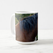 Big Brown Clydesdale Pferd, Kaffeetasse (Vorderseite Links)