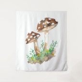 Big Brown Mushrooms Wandteppich (Vorderseite)