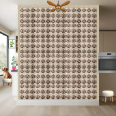 Big Brown Paw Print Tile Fliese