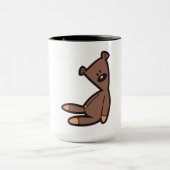 Big Brown Teddy Bear Tasse (Zentrum)