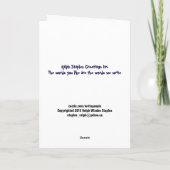 Big Bruder Birthday Karte (Rückseite)