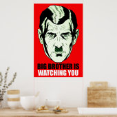 BIG BRUDER GEORGE ORWELL 198 184 POSTER (Küche)