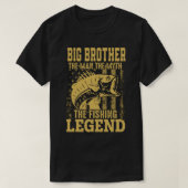 BIG BRUDERT den Mann, den Mythos, das Fischen Lege T-Shirt (Design vorne)