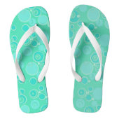 Big Bubblegble Blasen Überall Aquamarin vielen Dan Badesandalen (Fußbett)
