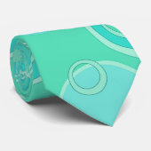 Big Bubblegble Blasen Überall Aquamarin vielen Dan Krawatte (Gerollt)