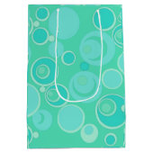 Big Bubblegble Blasen Überall Aquamarin vielen Dan Mittlere Geschenktüte (Rückseite)