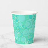 Big Bubblegble Blasen Überall Aquamarin vielen Dan Pappbecher (Rückseite)