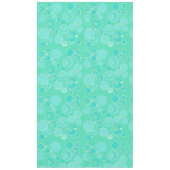 Big Bubblegble Blasen Überall Aquamarin vielen Dan Tischdecke (Vorderseite)