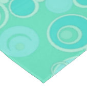 Big Bubblegble Blasen Überall Aquamarin vielen Dan Tischdecke (Schrägansicht)