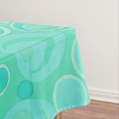 Big Bubblegble Blasen Überall Aquamarin vielen Dan Tischdecke (Beispiel)