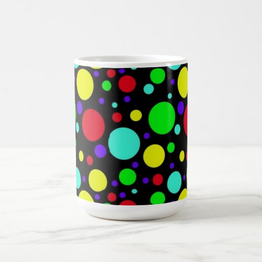 Big Bubbles Black Tasse (11oz, 15oz) (Mittel)