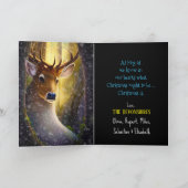 Big Buck Christmas Feiertagskarte (Innenseite)