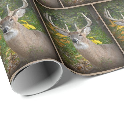 Big Buck Deer Geschenkpapier (Rolleneckpunkt)