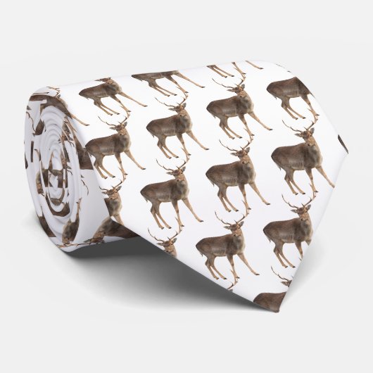 Big Buck Deer Krawatte (Gerollt)