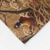 Big Buck Deer Showdown auf dem Bauernhof Fleecedecke (Ecke)