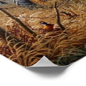 Big Buck Deer Showdown auf dem Bauernhof Poster (Ecke)