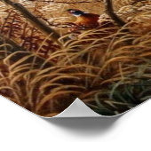 Big Buck Deer Showdown auf dem Bauernhof Poster (Ecke)