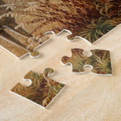 Big Buck Deer Showdown auf der Farm Jigsaw Puzzle (Seite)