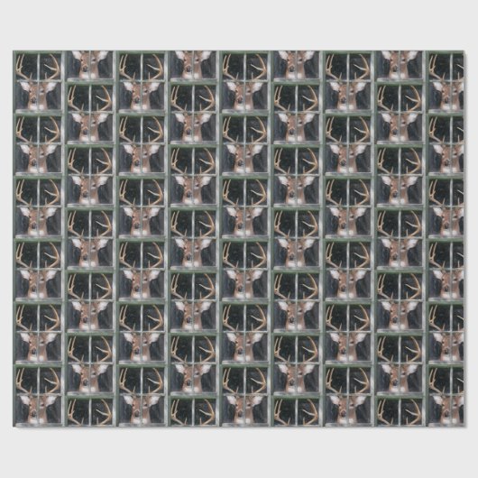 Big Buck in Window Geschenkpapier (Flach)