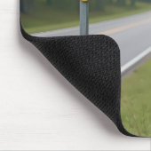 Big Buck Posing durch Hirsch-Kreuz-Zeichen Mousepad (Ecke)