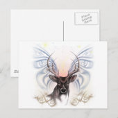 Big Buck Postkarte (Vorne/Hinten)