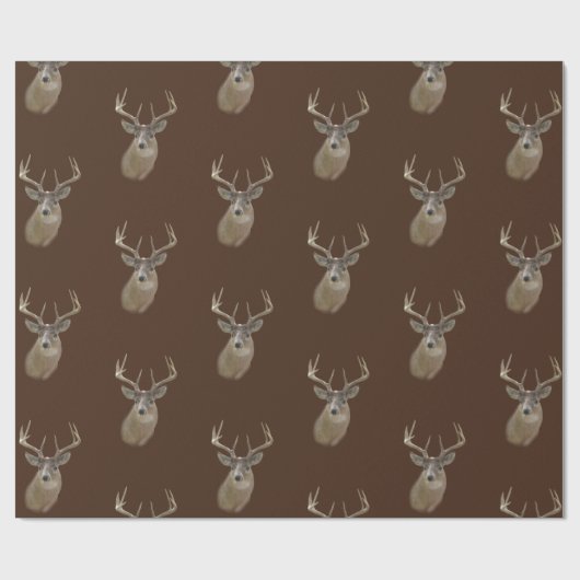 Big Buck Reh Geschenkpapier (Flach)