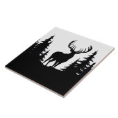 Big Buck unter Pine Tree Vector Fliese (Seite)