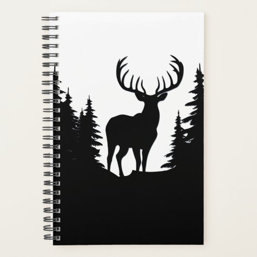 Big Buck unter Pine Tree Vector Planer (Vorderseite)