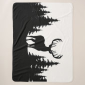 Big Buck unter Pine Tree Vector Sherpadecke (Vorderseite)