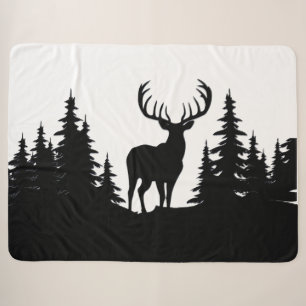 Big Buck unter Pine Tree Vector Sherpadecke