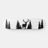 Big Buck unter Pine Tree Vector Skateboard (Horizontal)