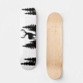 Big Buck unter Pine Tree Vector Skateboard (Vorderseite)