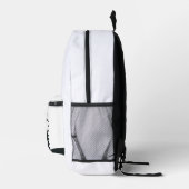 Big Buck unter Pine Trees Bedruckter Rucksack (Rechts)