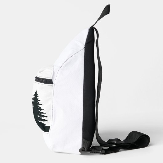 Big Buck unter Pine Trees Crossbody Bag (Rechts)