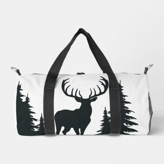 Big Buck unter Pine Trees Duffle Bag (Vorderseite)
