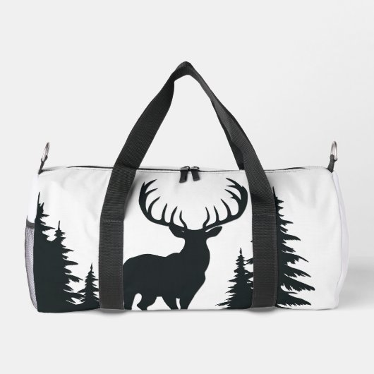 Big Buck unter Pine Trees Duffle Bag (Rückseite)