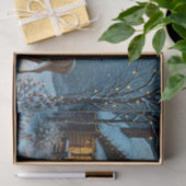  Big Buck's Snowy Christmas Visit Seidenpapier (Geschenk)