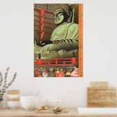 Big Buddha Of Todaiji Temple Asano Takeji 1953 Poster (Küche)