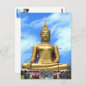 Big Buddha Postkarte (Vorne/Hinten)