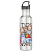 Big Buddy Litdy Buddy Feuerwehrmann Edelstahlflasche (Vorderseite)